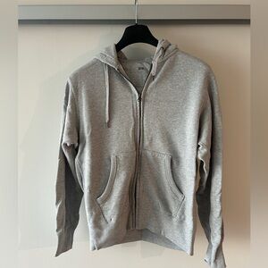Uniqlo Gray Zip-Up Hoodie